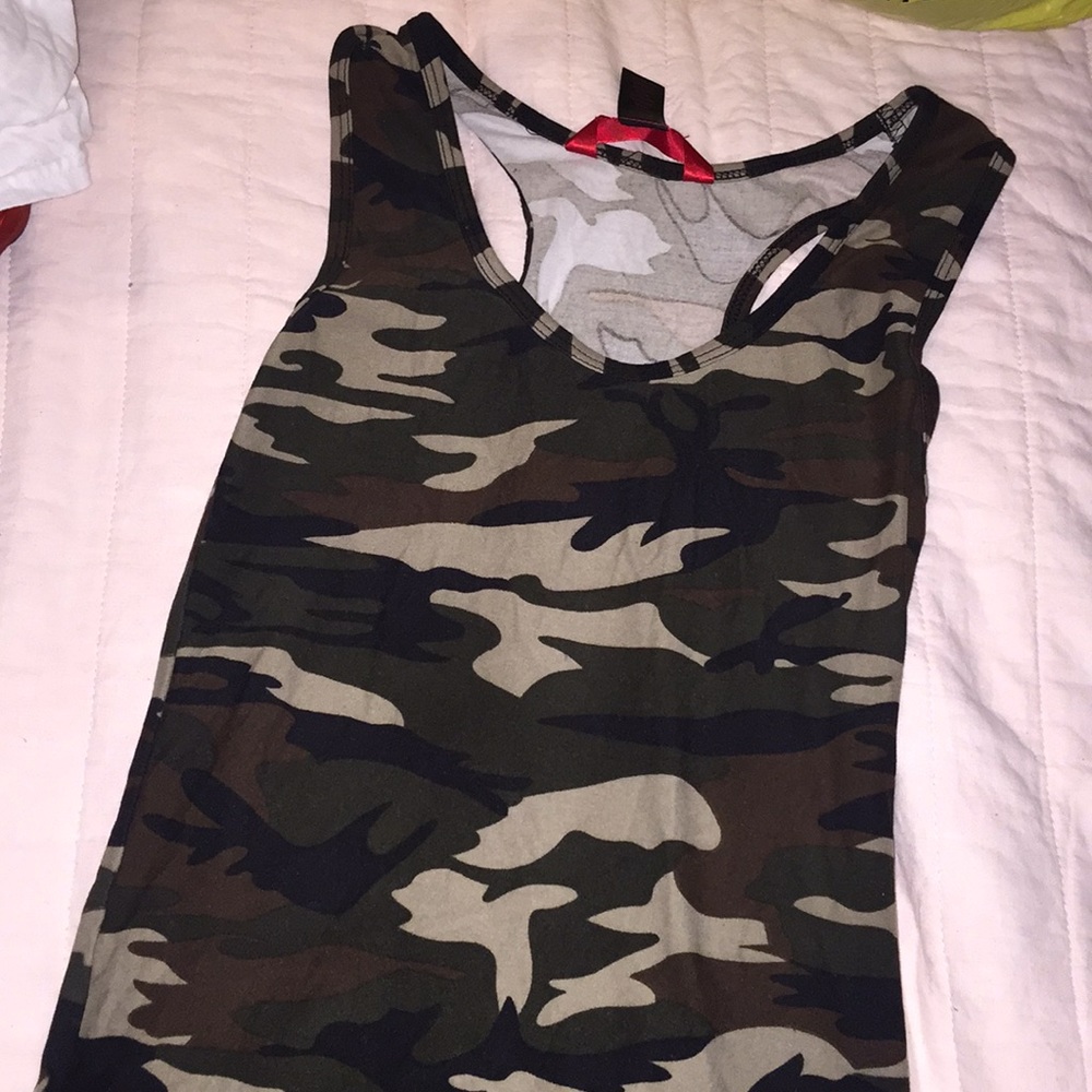 Camouflage tank top